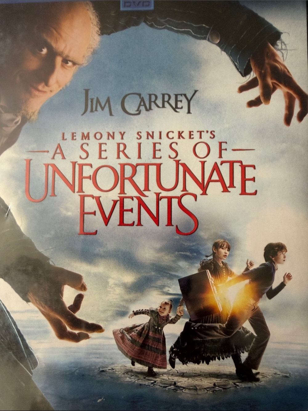 A Series of Unfortunate Events DVD - Jim Carrey (Red, Blue)